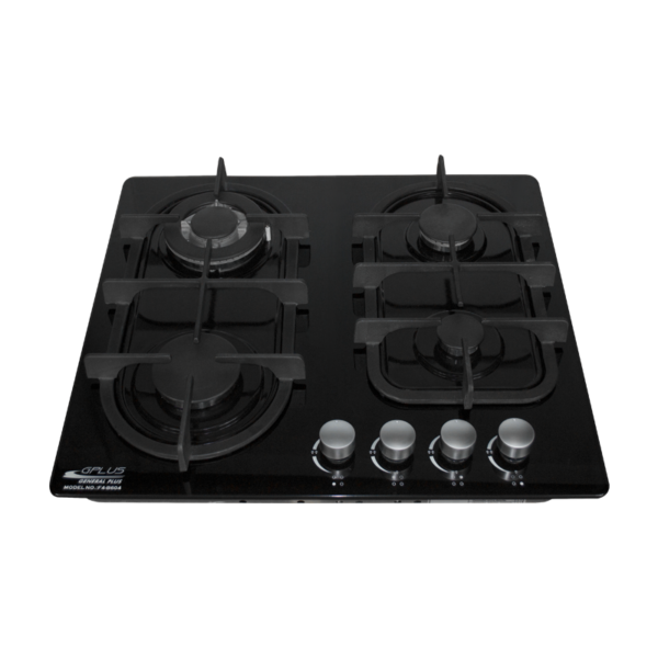 TOPE DE COCINA GPLUS 4H 60CMT VIDRIO