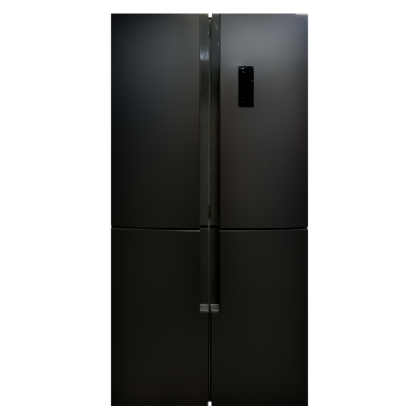 NEVERA 18 PIES 4 PUERTAS P/VIDRIO NEGRO