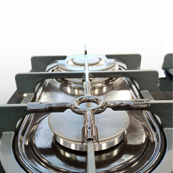 Tope De Cocina A Gas 60cm 4 Hornillas Acero Inoxidable - Imagen 2